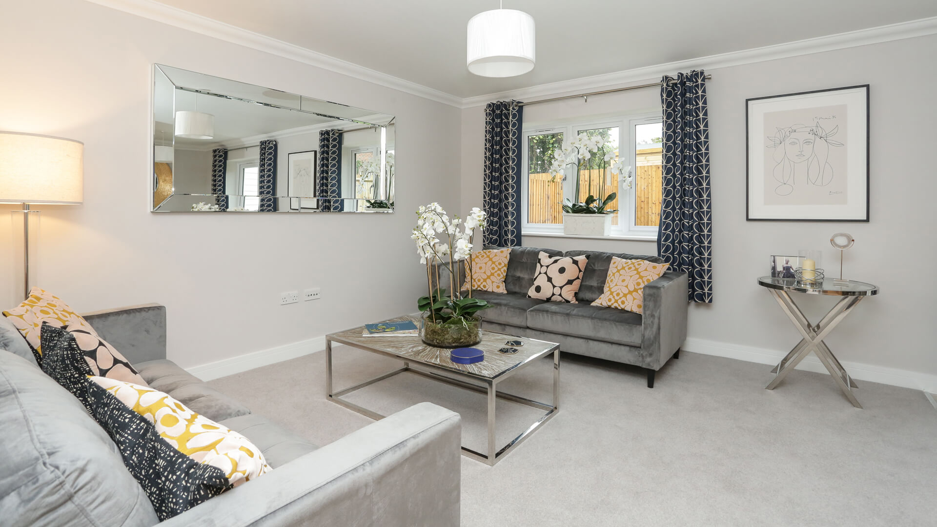 Living room at our Churchfields development.