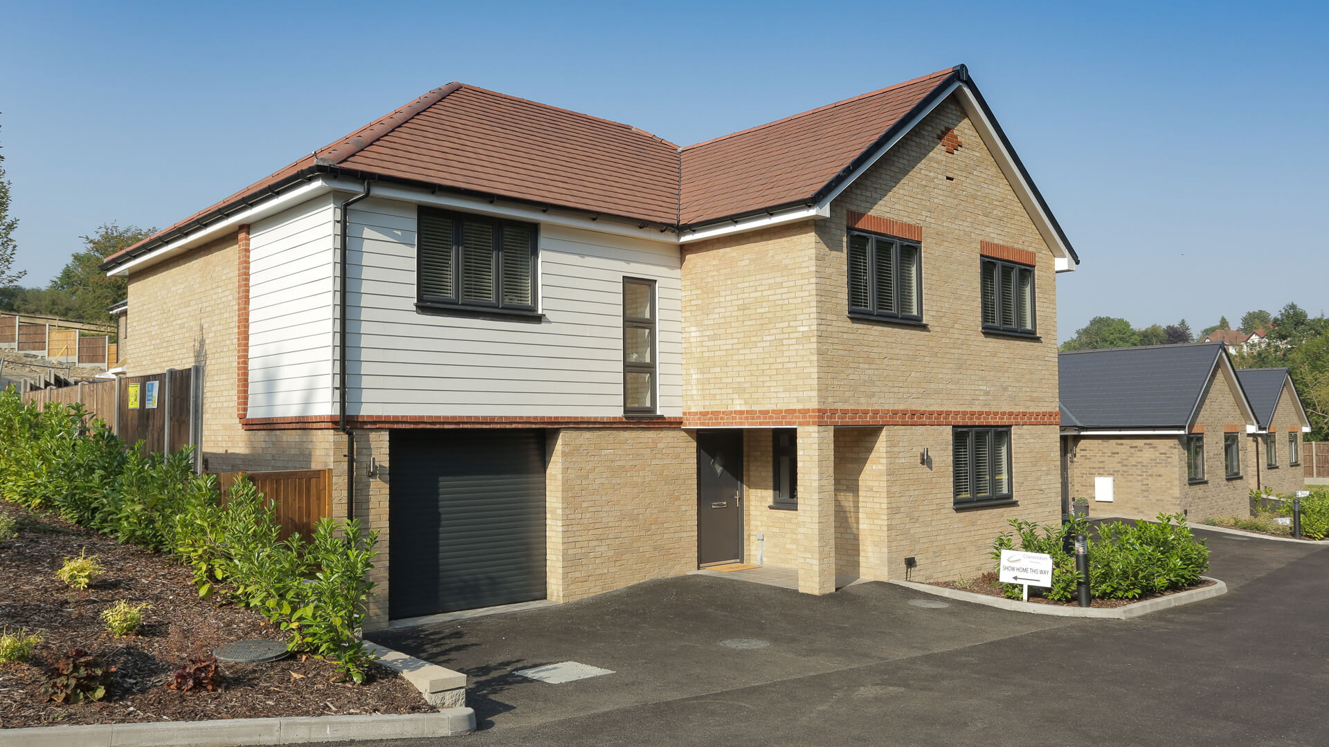 New build detached property at Woodside court.