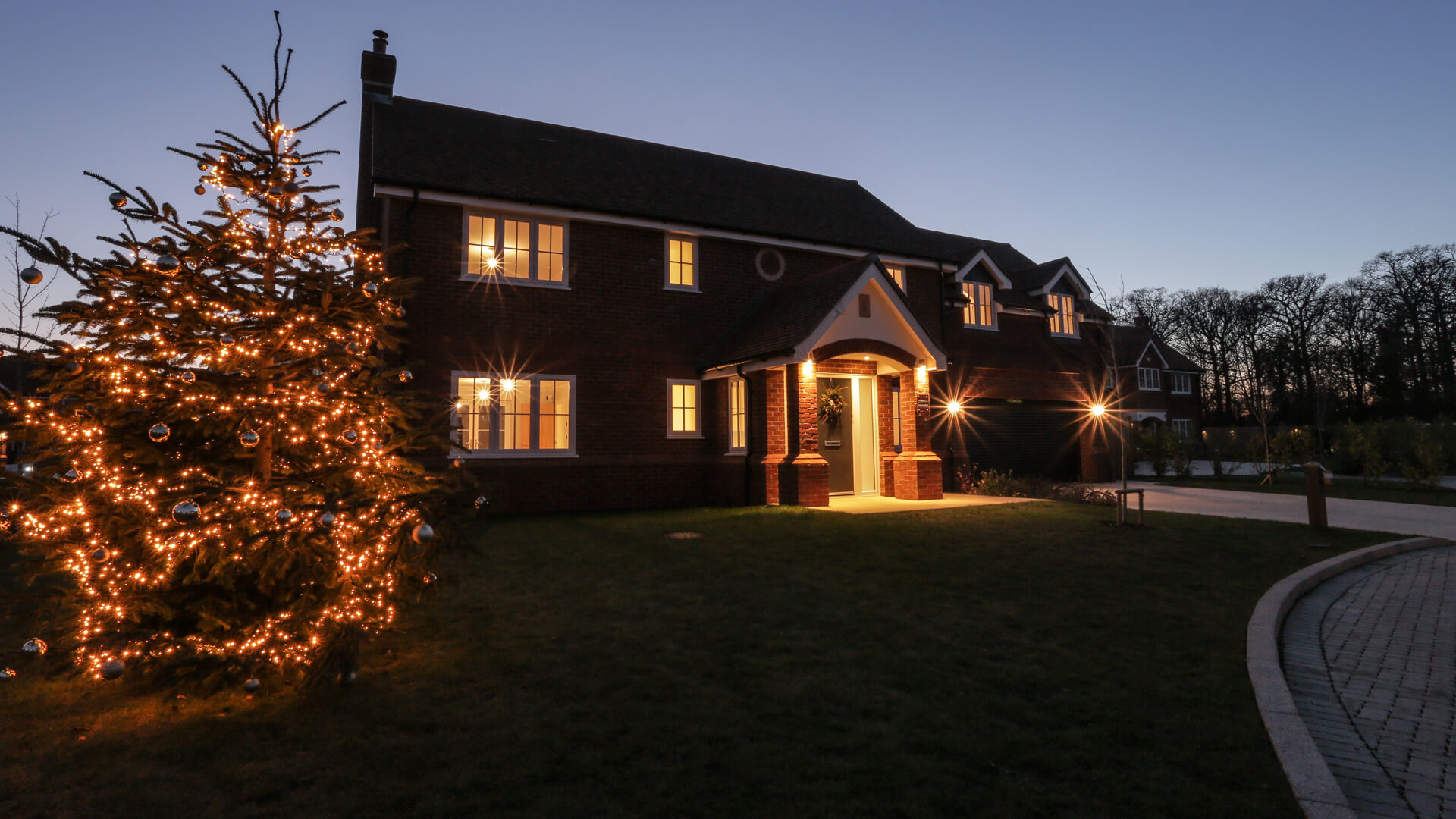 A Clarendon Homes property dressed for Christmas