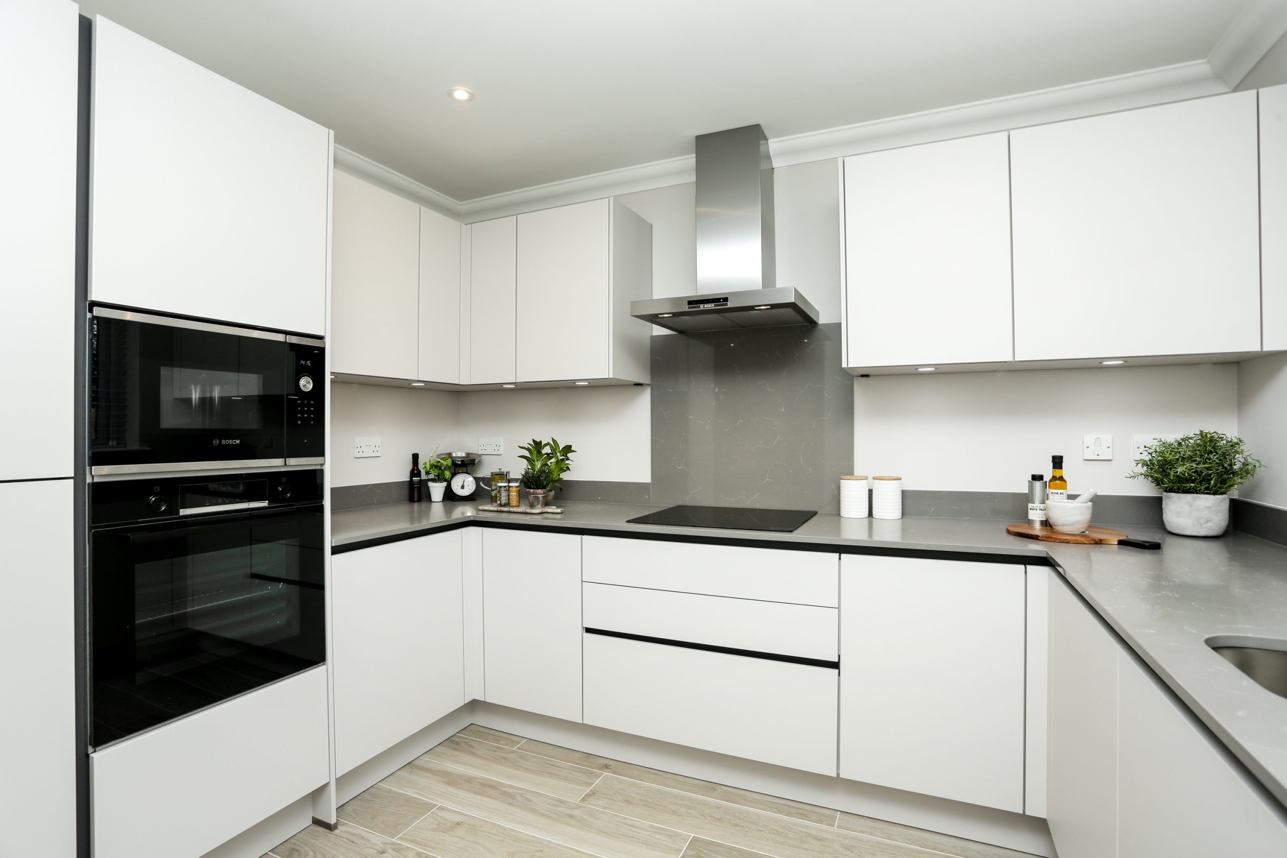 new build bungalow kitchen at Mulberry Place Phase 2