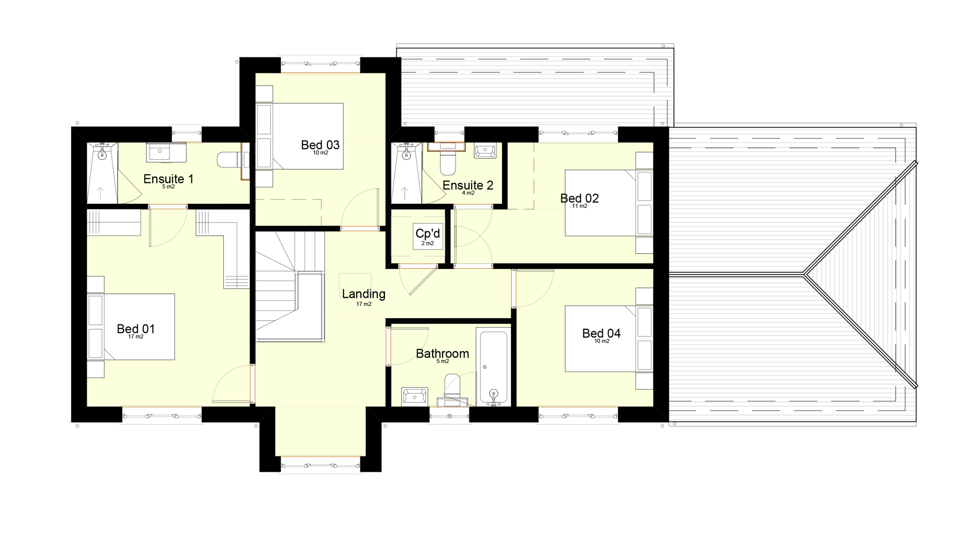 Miller's Meadow Plot 14 First Floor Plan