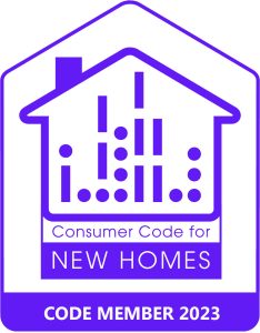 Consumer code for new homes code member logo 2023