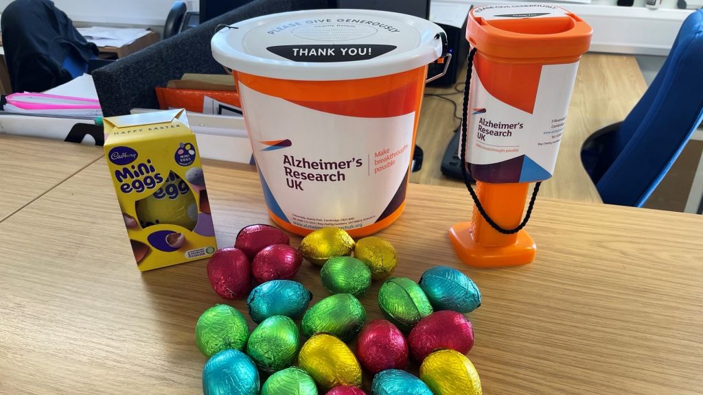 Easter Egg Hunt for Alzheimer's Research UK.