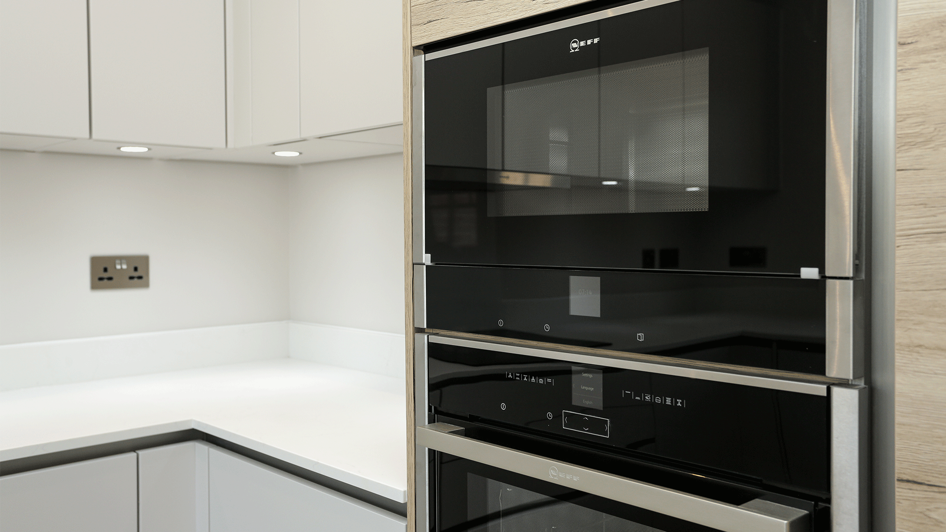 Neff oven in a new build bungalow at Miller's Meadow plot 10