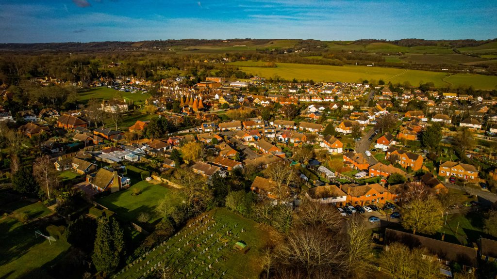 Bearsted Aerial View