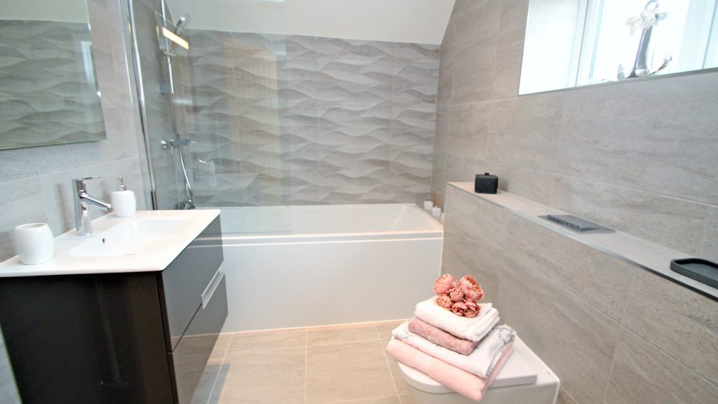 Fitted Bathroom at our Castor park development.