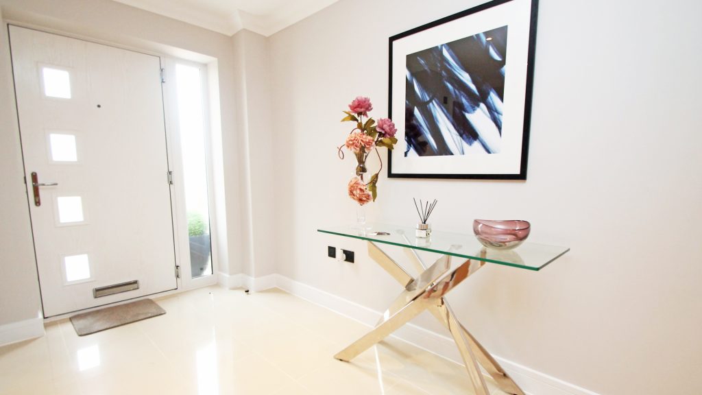 Hallway at our Castor park development.