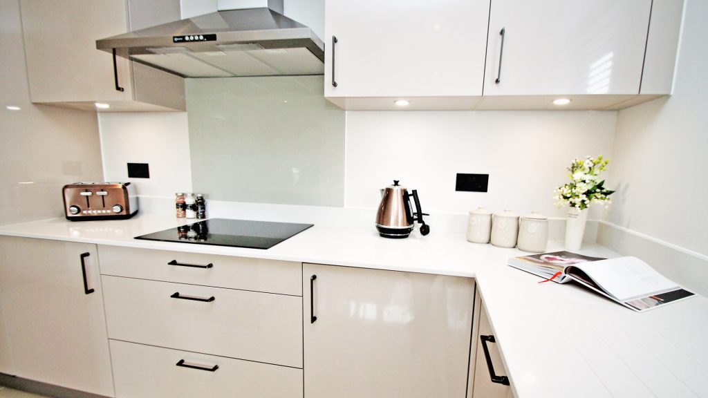 Fitted kitchen at our Castor park development.