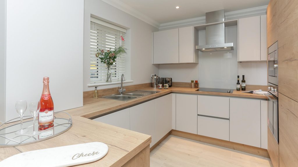 Fitted kitchen at Plot 5 Churchfields