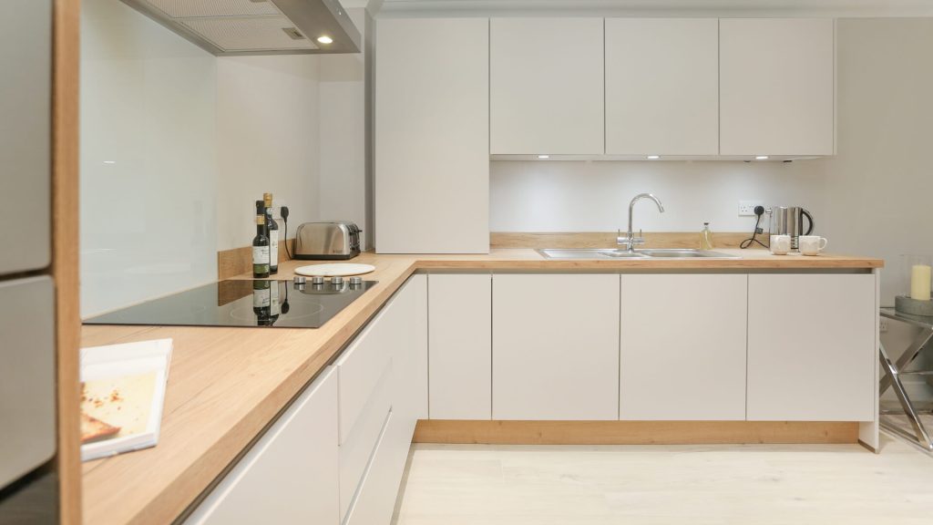 Fitted kitchen at Plot 4 Churchfields