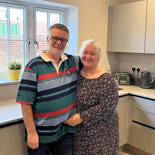 Our happy customers in their new build Clarendon home