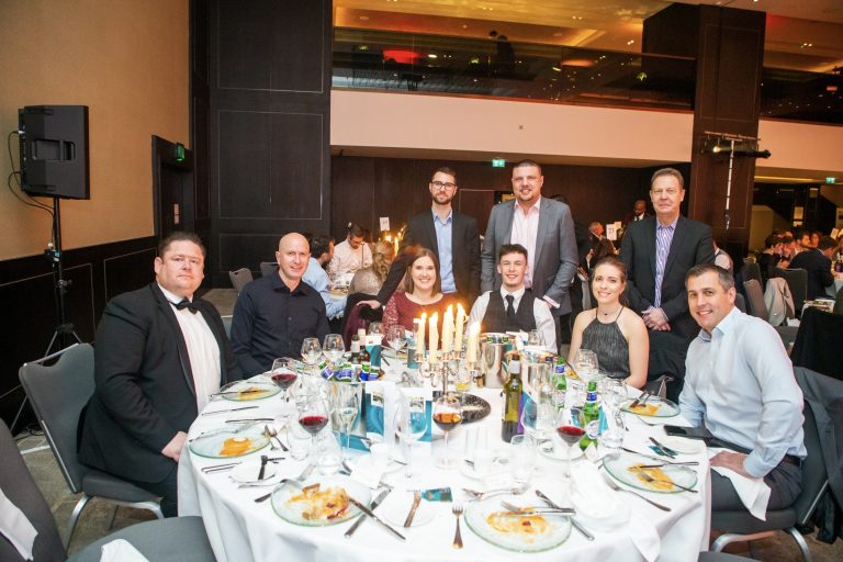 Clarendon group photo at BuildIt Awards