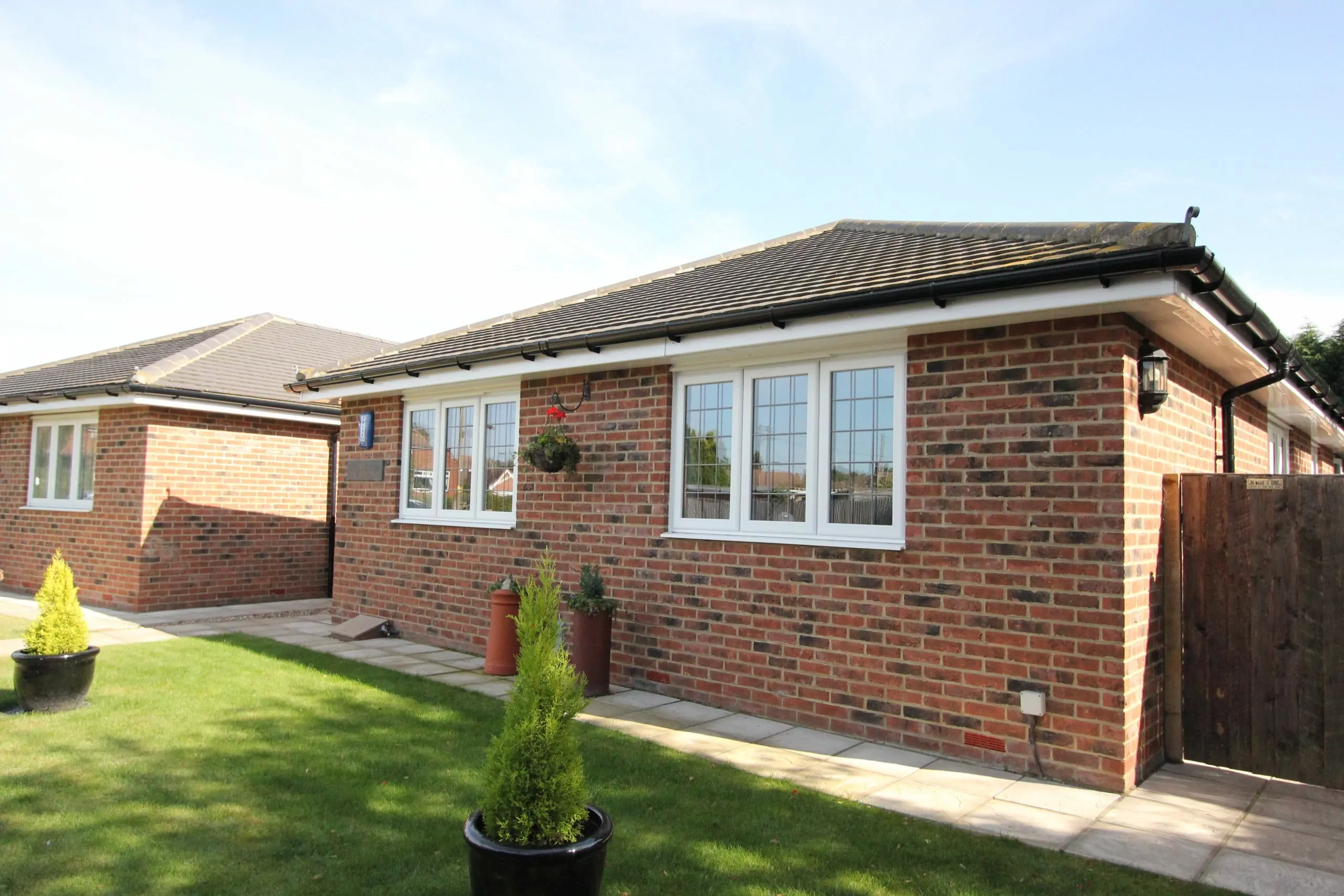 External of new build bungalow at Orchard Close